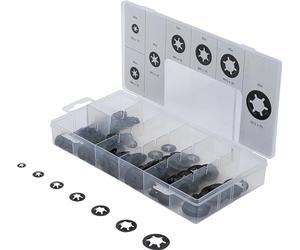 BGS 74414 | Assortimento di rondelle di bloccaggio/sicurezza | M3 - M12 | 340 pz.