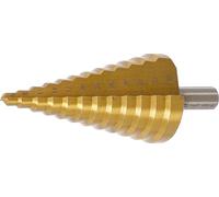 BGS 74431 | Punte a gradini | Titanio nitrato | Ø 6-38 mm