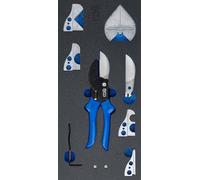 BGS 74441 | Modulo per carrelli portautensili 1/3: set di cesoie multifunzionali/e tronchesi | per tubi in plastica | 8 pz.