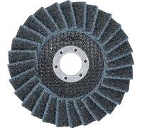 BGS 74476 | Dischi Abrasivi a Ventaglio Lamellari | Tessuto Non Tessuto | Ø 125 mm | Grana 240