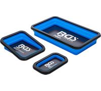 BGS 74501 - Set di coperture magnetiche in silicone, pieghevole, 3 pezzi