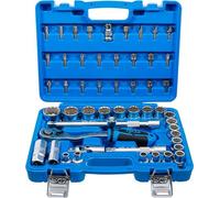 BGS 74509 | Set di chiavi a bussola duodici | azionamento 12,5 mm (1/2") | SW 8 - 32 mm | 51 pezzi