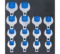 BGS 74563 | Inserto per carrello da officina 2/3: set di chiavi a pedale | azionamento quadrato interno 12,5 mm (1/2") | 14 pezzi.