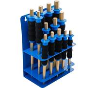 BGS 74596 | Set cacciaspine / bulini / scalpello piatto | con protezione per le mani | 13 pz.