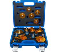 BGS 74664 | Set di adattatori per apparecchio per spurgo freni | 17 pz.