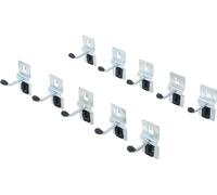 BGS 80196 | Serie di ganci singoli | 40 mm | per sistema a parete | 10 pz.