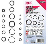 Bgs 8044 - Technic Pro+ - Set Di Guarnizioni O-Ring Da 225 Pezzi, Ø 3-22 Mm - N