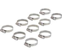 BGS Fascetta stringitubo 8095-25x40 acciaio inox 25 x 40 mm Set 10 pz