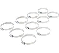 BGS technic KG Fascette stringitubo 8095-60x80 Acciaio inox 60 x 80 mm 10 pezzi