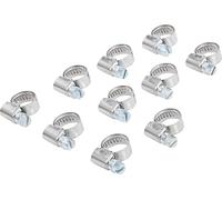 Set Di 10 Fascette Stringitubo Inox 8X12 Mm Per Tubo Ø 8Mm A 12Mm Serflex