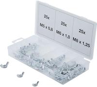 BGS 8133 | Assortimento dadi a farfalla | 75 pz.