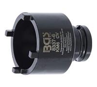 Vaso almenados para tuercas ranuradas | pines en el exterior | KM6