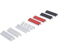 BGS Set di ganasce di protezione per morsa, in alluminio, 100mm, 8pz.