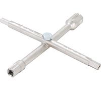 Llave en cruz, sanitarios