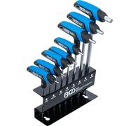BGS technic KG – Set di chiavi con impugnatura a T, esagono interno 2-10 mm, 8 pz