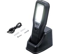 BGS 85347 - Lampada da lavoro COB LED, pieghevole, con stazione di ricarica