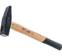 BGS 854 | Martello per meccanica | manico in legno | DIN 1041 | 500 g | Acciaio per utensili (C45), lunghezza 330 mm, lunghezza manico 300 mm, lunghezza testa 120 mm, superfici di impatto temprate