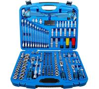 BGS Set di chiavi a bussola, profilo ondulato, azionamento 6,3mm (1/4") / 10mm (3/8") / 12,5mm (1/2"), 218pz. Quantità:1