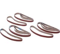 Bandas de lija | 10 mm x 330 mm | 12 unidades para BGS 8853