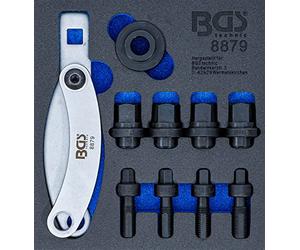 BGS 8879 | Modulo per carrelli portautensili 1/6: set per installazione perni ruota