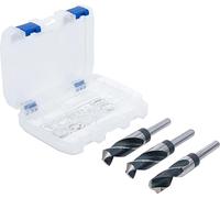 BGS Set di punte da trapano in HSS, confezione da 3, 22 - 24 - 25 mm