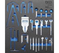 BGS 9144 | Modulo per carrelli portautensili 2/3: set per smontaggio autoradio | 52 pz.