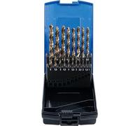 BGS 9297 | Serie di punte elicoidali | HSS-G M35 acciaio al cobalto | 1 - 10 mm | 19 pz.