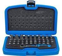 Juego de puntas y llaves de vaso con agujero pasante | 44 piezas