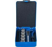 BGS Set riparazione filettatura in valigetta di metallo, 7pz. Quantità:1