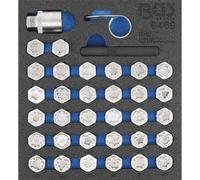 BGS Set di smontaggio serrature per cerchi Mercedes-Benz, 35pz.