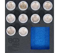 Bandeja para carro 1/6: Juego para desmontar las llantas para Land Rover | 10 piezas