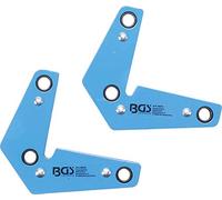 BGS 9684 | Serie di supporto magnetico | forma a L | 9 kg | 2 pz.