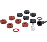 BGS 9736 | Kit smerigliatrice mozzo ruota | per prigionieri e bulloni ruota | 14 pz.