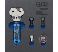 BGS 9838 Modulo per Carrelli Portautensili 1/6: Svasatore, DIN 4.75 / 5 / 6 mm