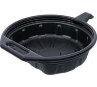 BGS 9979 Vaschetta raccogli olio 3,5L beccuccio HDPE Ø265mm 60°C resistente c...
