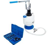 BGS 9991 | Attrezzo per riempimento olio trasmissione con pompa manuale | con sistema di ritorno | con 8 adattatori | 7 l