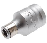 BGS Adattatore Con Haltekugel 12,5 (1/2) per 6,3 (1/4) 8201