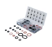 BGS technic KG – Assortimento anelli guarnizioni – Gommini, fibra, Klingerith – 141 elementi