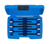 Surtido de puntas de vaso | entrada 6,3 mm (1/4") | perfil en T (para Torx) con cabeza de bola T10 - T40 | 7 piezas