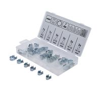 BGS Assortimento fascette stringitubo, Ø 6 - 16 mm, 30pz. Quantità:1