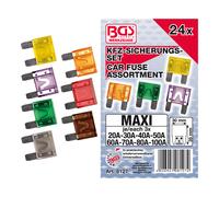 BGS Assortimento fusibili autoveicoli, maxi, 24 pz. Quantità:1