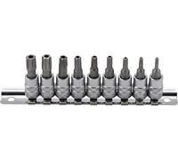 BGS Bit inserto Set, 6,3 - 1/4, profilo a T con Foro, T10 - T50, 2165