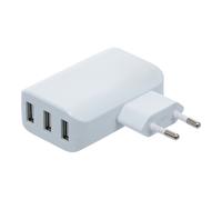 BGS Caricabatterie universale USB, 3 porte USB, max 3,4 A totale max. 2,4 A / USB, 110 - 240 V Quantità:1
