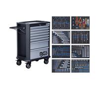 BGS Carrello da officina, 8 cassetti, con 299 utensili Quantità:1