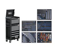 BGS Carrello da officina Profi Standard Maxi, 12 cassetti, con 263 attrezzi Quantità:1