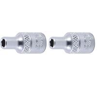 Bgs - Chiave A Bussola-Inserti "Pro Torque" 6,3 (1/4), 4 Mm (Confezione da 2)