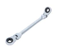 BGS Chiave a cricchetto doppia ad angolo, con teste anello profilo E, SW E14 x E18 Quantità:1