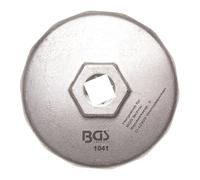 Tappo filtro olio BGS 1041 in alluminio-diecast, biesagonale - 74 mm x 14
