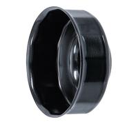 Tappo filtro olio BGS in lamiera d''acciaio, 65 x 14 biesagonale, Nero laccato, 1047