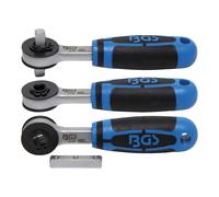 BGS Cricchetto passante, attacco da 6,3 mm (1/4") Quantità:1